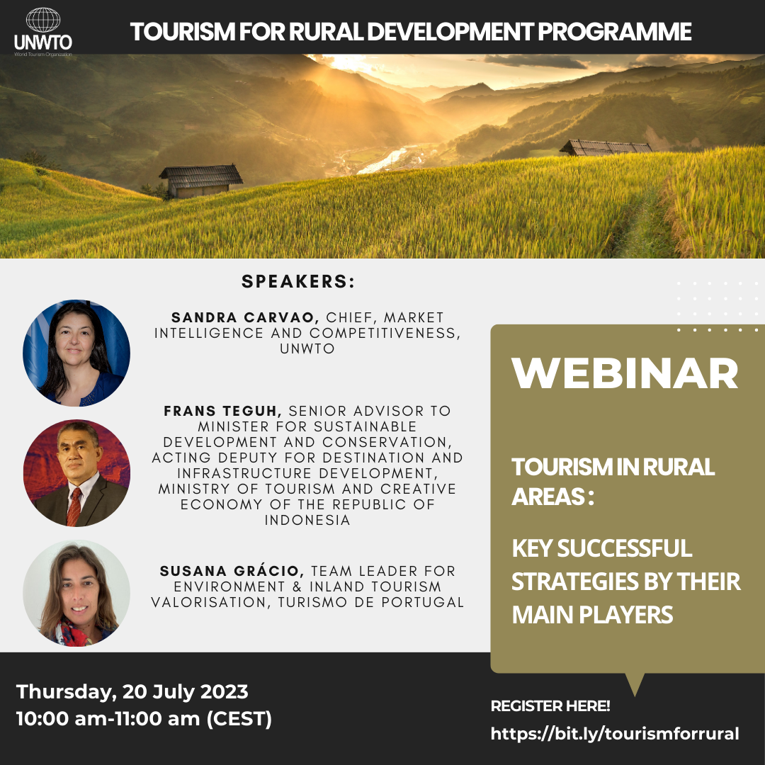 Exploring the Untapped Potential of Rural Tourism: Insights from the UNWTO Webinar